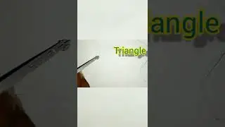 how to draw a triangle #shorts #triangle #technical drawing