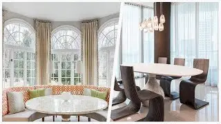 75 Luxury Gray Floor Dining Room Design Ideas You'll Love 🪴