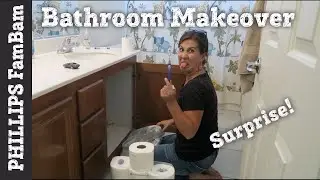 EXTREME SURPRISE BATHROOM MAKEOVER | KIDS BATHROOM MAKEOVER REACTION | PHILLIPS FamBam Makeover
