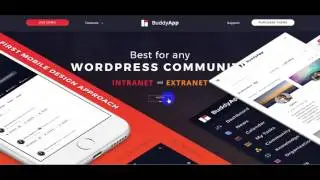 BuddyApp &ndash; Mobile First Community WordPress theme