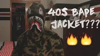 40$ BAPE HOODIE??? |  BAPE SHARK HOODIE REVIEW