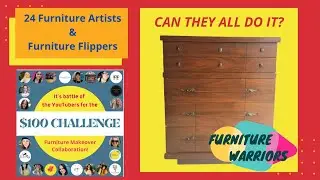 DIY Mid Century Modern Dresser Makeover | $100 Challenge Collaboration