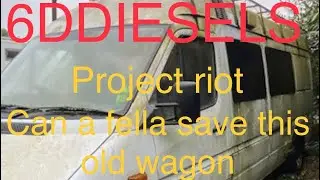 Project riot !! Saving a Mercedes riot van