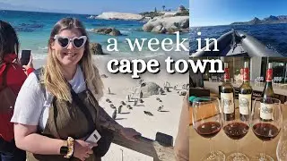 cape town travel vlog | penguins, wine tours, table mountain & exploring