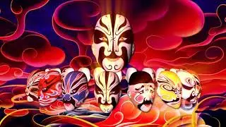 Free Download backstage design, Peking Opera mask