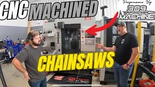 CNC Ported Chainsaws With @309 Machine