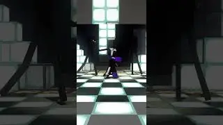Minecraft Shadow Fight | Enderman Dance 🖤 #shorts #minecraft