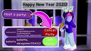 NEW YEARS EVENT 2020! HOST YOUR OWN PARTY! Roblox Royale High Update
