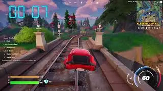 Fortnite Challenge: Stay outside the inner rail road