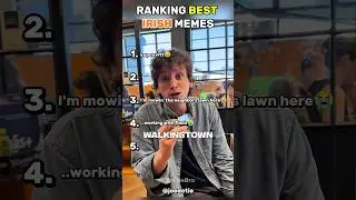 Ranking Your Favorite Irish Memes 🇮🇪☘️😂 | Who takes #1? #irish #funnyshorts