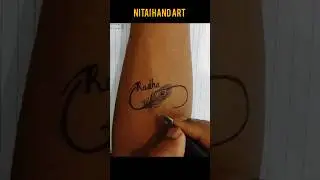 Radha Krishna tattoo ✨✨ #radhakrishna #radha #krishna #tattoo #shorts