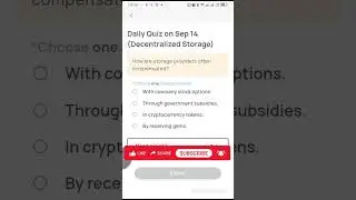 Xenea Wallet Quiz Answers Today | 14 September 2025 | Xenea Daily Quiz Solutions | Earn Rewards Fast