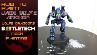 Как рисовать: Лучник Джейми Вульфа // Миниатюрная живопись Battletech