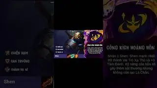 SHEN CARRY R&Aacute;T V&Agrave;NG ĐỘI H&Igrave;NH CHIẾN HẠM &Aacute;P ĐẢO LOBBY #tft #teamfighttactics #tftpbe #shen