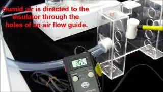 Humid Air Effectively Eliminates Static Charge On An Insulator