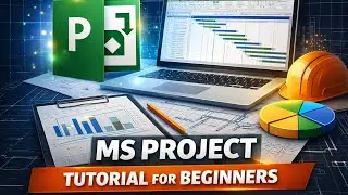 MS Project Tutorial For Beginners in Hindi | Construction Project Scheduling Step by Step