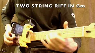 Two String Guitar Riff In Gm