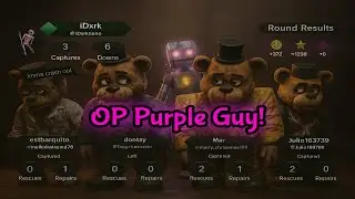 Purple Guy Is OP Roblox FNAF Hunted!