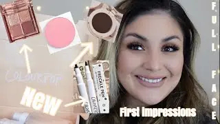 Colourpop Cosmetics | Full Face | New Products | brow styling wax | freckle pen | powder blush