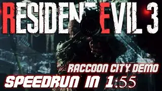 Resident Evil 3 Demo SPEEDRUN In 1:55 😬😎