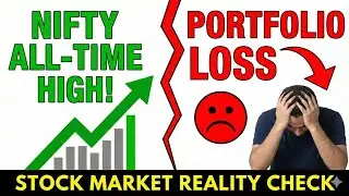 Nifty all time high portfolio  loss kya kru @nifty @sensex @alltimehigh @stockmarket 