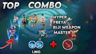 Top Combo Hyper Freya + Commander Ling !! | Magic Chess Go Go
