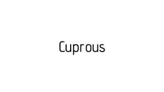 How to pronounce Cuprous / Cuprous pronunciation
