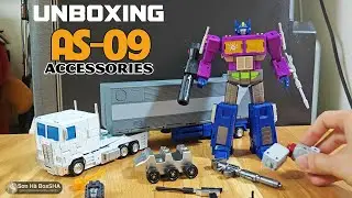 Unboxing AS-09 Accessories pack for AS-08 varriants & Quick review Optimus Prime Studio series 86 KO