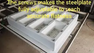 Small adjustable welding fixture table