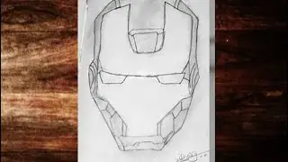 IRONMAN SKETCH STEP BY STEP TUTORIAL FOR BEGINNERS 