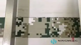 How to process camouflage printing on luggage tapes?