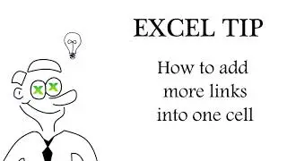 Excel -  How to add more links into one cell