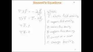 Lesson 2 - Maxwell’s Equations شرح لموضوع
