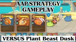 Night steal+Revenge arrow+Sinister strike|Plant Beast Dusk vs Backdoor PAA|Off Season |Axie Infinity