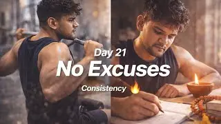 Day 21 | Project Grind 🔥 Consistency Over Motivation | Fitness & Study @Kaizen0050 