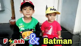 Buka paket dapet topi flash dan batman || ARIEL ARKHAN