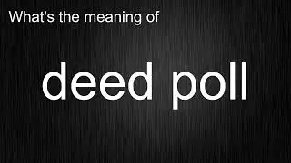 What's the meaning of 