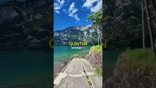 🇨🇭Switzerland's Secret Village at Lake Walensee (Quinten) #switzerland #swissalps #swisslakes
