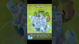 🙀GOLEM VS BATTLE MACHINE 💀 #india #gaming #coc #clashofclans #shorts #shortvideo #games #viral #fun