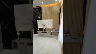 Mind Blowing Media Wall Design in 9 Marla Corner facing park house bahria town Lahore