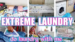EXTREME LAUNDRY MOTIVATION 2021 | DO LAUNDRY WITH ME | LAUNDRY ROUTINES | LOADS OF LAUNDRY | LAUNDRY