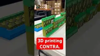 3D printing Contra! (NES) Final test fits&mdash;almost done. #contra #3dprinting