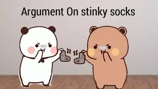Peach Goma's Fighting due To stinky smell||peach Goma Bubu dudu stories