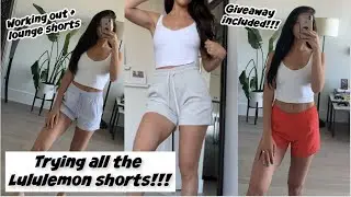 LULULEMON SHORTS HAUL + GIVEAWAY