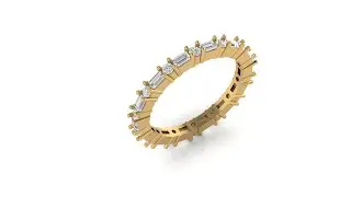 ||Making of Eternity Band in Matrix9 ||Full Eternity Engagement Ring ||Jewelry Cad Design