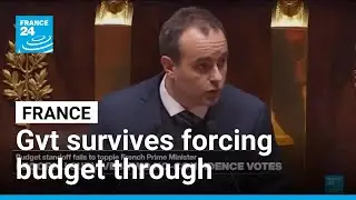France PM survives no-confidence vote over forced budget • FRANCE 24 English
