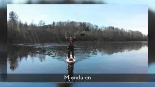 57 sec about paddling Drammenselva ( the river of Drammen )