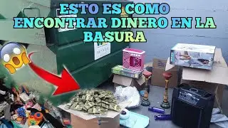 $ TODO LO QUE TIRAN LOS MILLONARIOS EN USA. ES DINERO.🇺🇸🇲🇽 dumpster diving.
