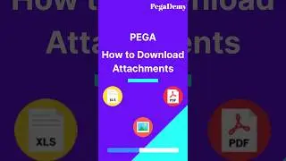 Download attachments in Pega 8.8x, Pega Infinity 23 #pega #attachment #pegademy