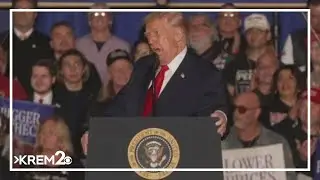 Trump speaks to voters about job growth, affordability